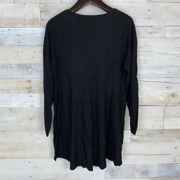 Style & Co Black High Low Hem Tunic Sweater 0X NEW - Picture 3 of 6